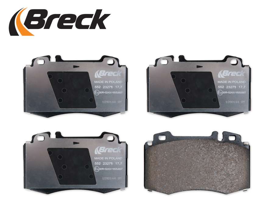 Breck 23271 00 552 20 — Zestaw klocków hamulcowych, hamulce tarczowe
